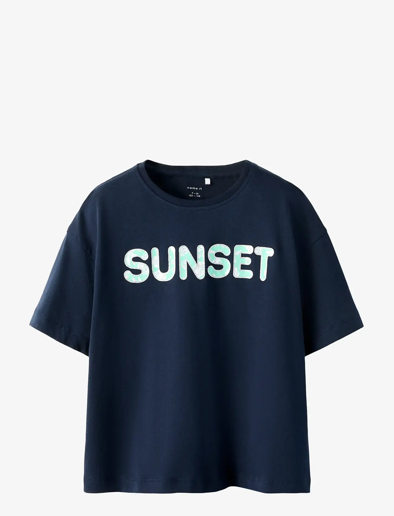 name it - NKFVONAYA SS RLX TOP NOOS - kurzärmelige - dark sapphire - 0