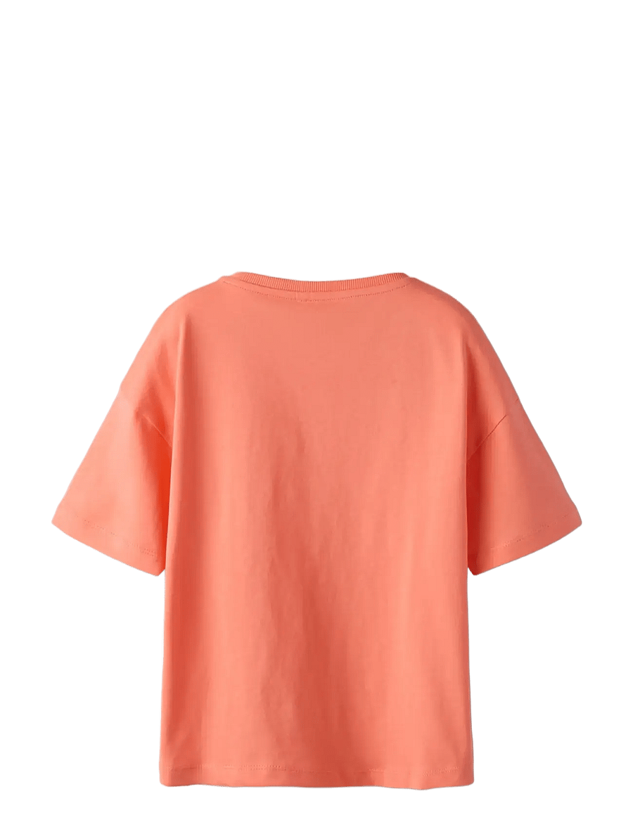 name it - NKFVONAYA SS RLX TOP NOOS - kortärmade t-shirts - fusion coral - 1