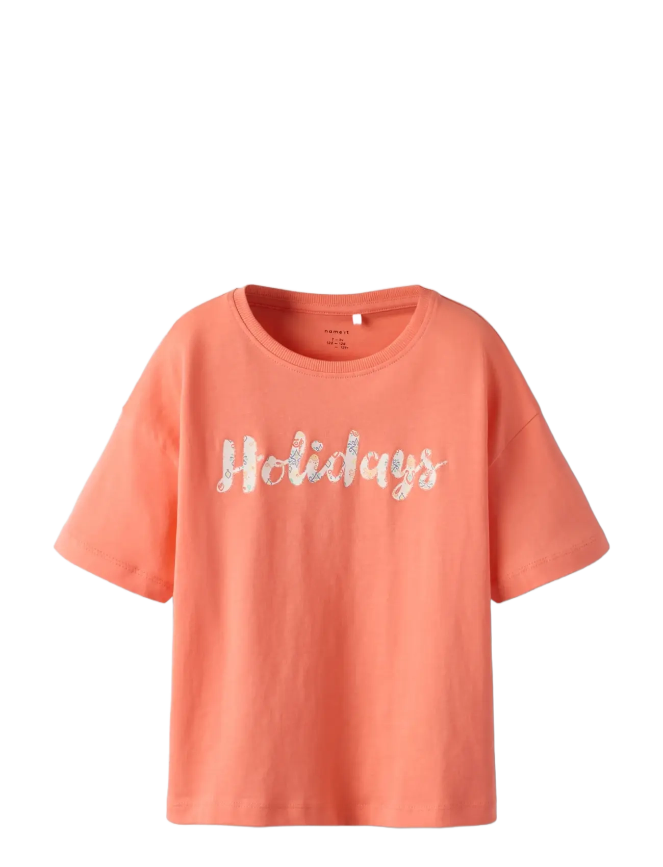name it - NKFVONAYA SS RLX TOP NOOS - short-sleeved t-shirts - fusion coral - 2
