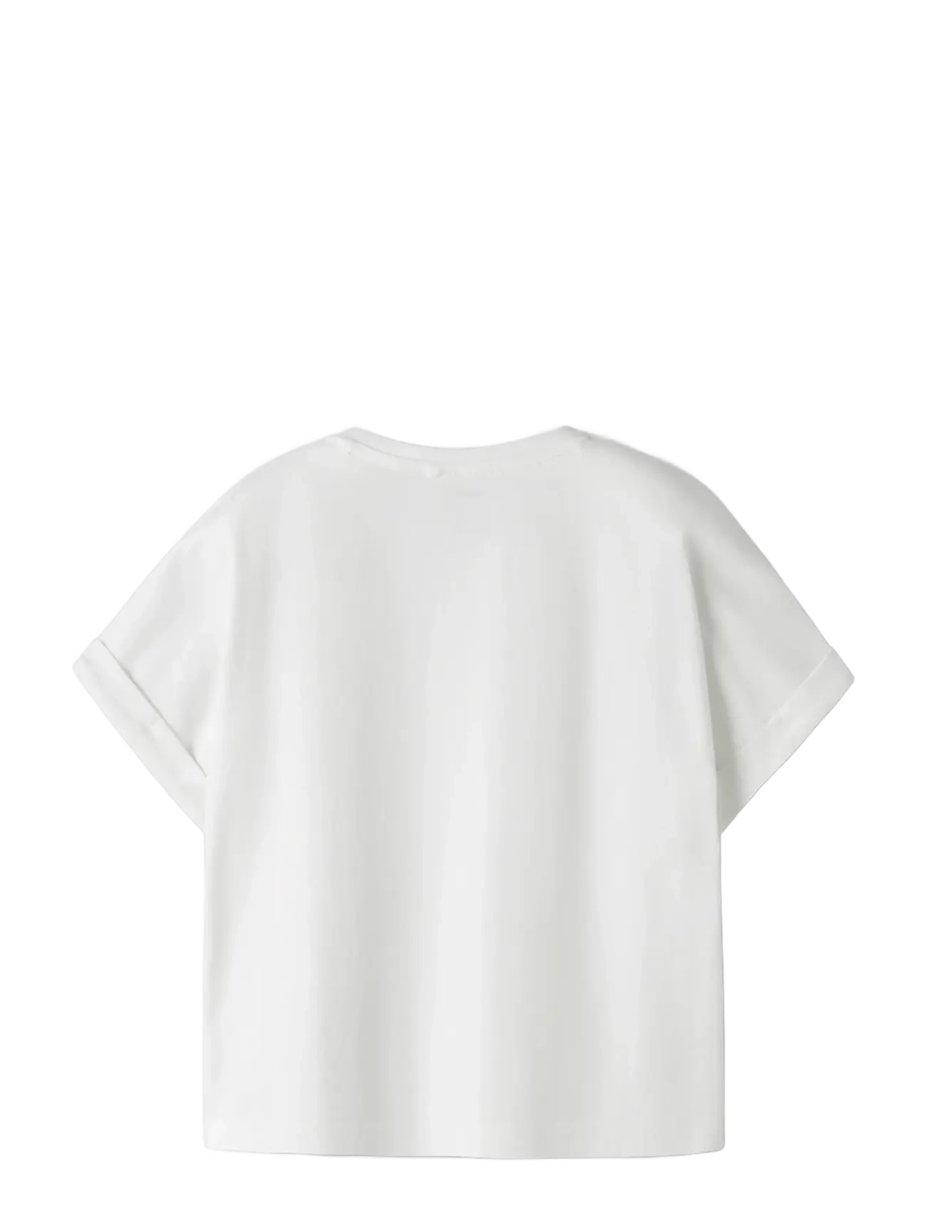 name it - NKFVILLE SS LOOSE TOP - kurzärmelige - bright white - 1