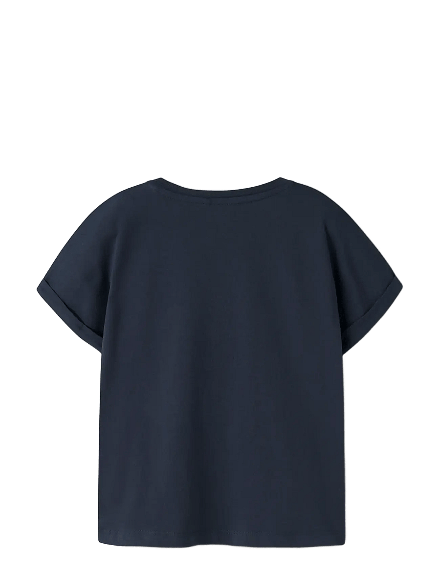 name it - NKFVILLE SS LOOSE TOP - kortærmede t-shirts - dark sapphire - 1