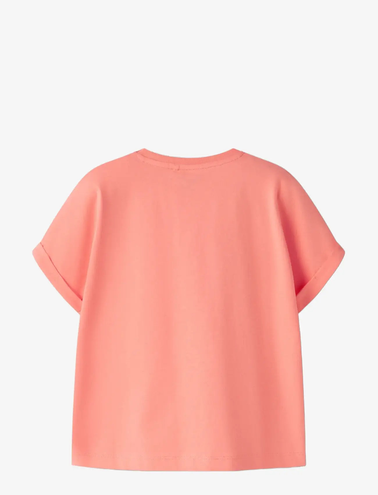 name it - NKFVILLE SS LOOSE TOP - lühikeste varrukatega t-särgid - fusion coral - 1