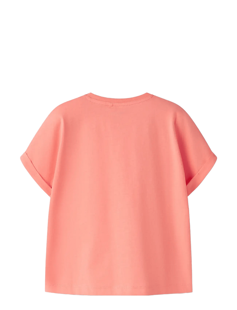 name it - NKFVILLE SS LOOSE TOP - lühikeste varrukatega t-särgid - fusion coral - 1