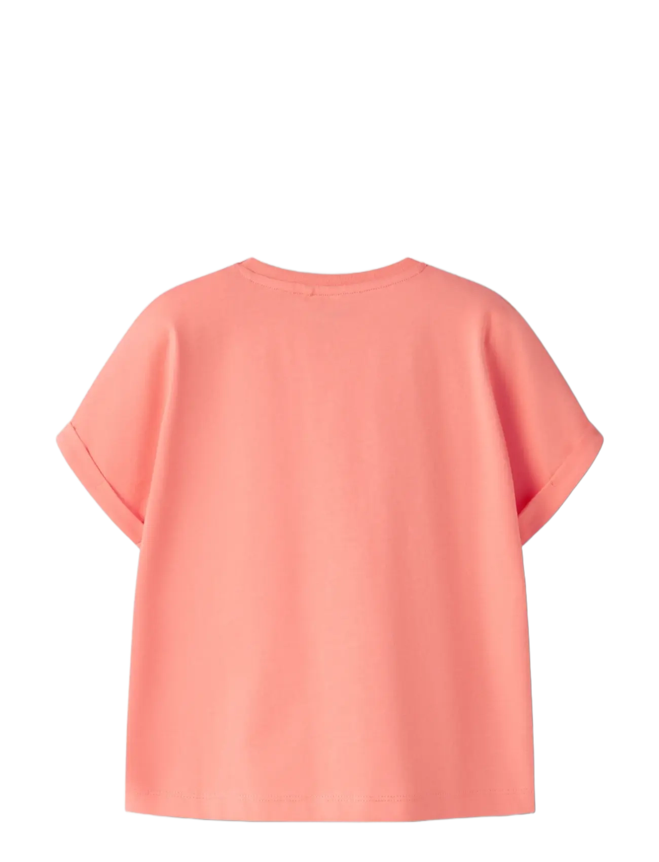 name it - NKFVILLE SS LOOSE TOP - kortärmade t-shirts - fusion coral - 1