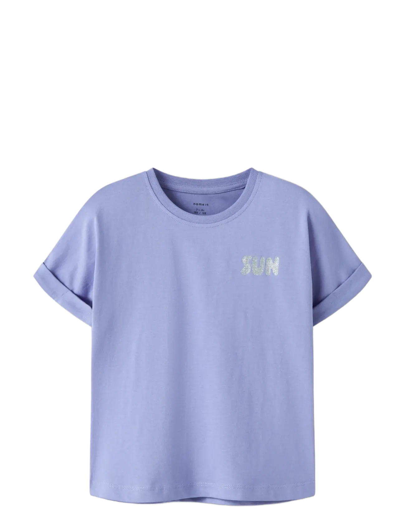 name it - NKFVILLE SS LOOSE TOP - kurzärmelige - purple impression - 2