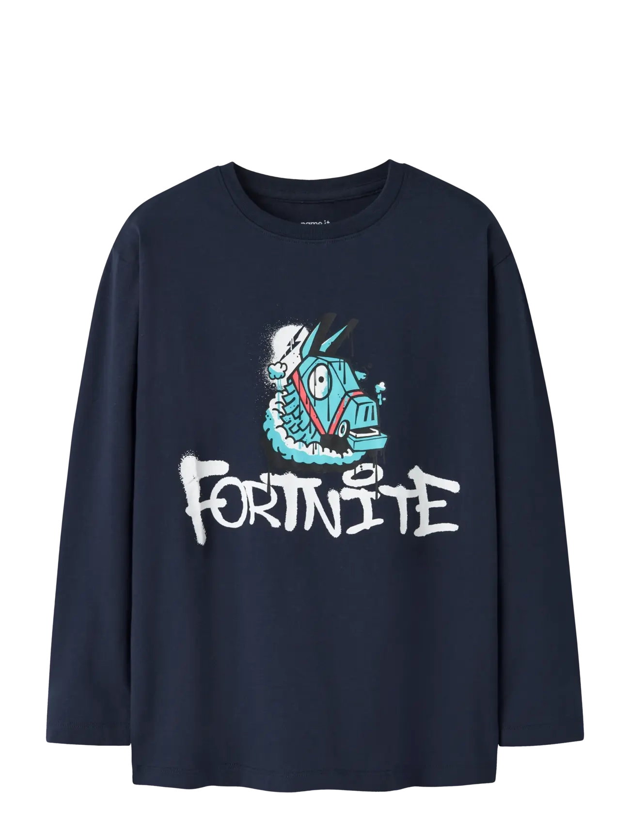 name it NKMOXEN FORTNITE LS NREG TOP BOX BFU - Överdelar - NAVY BLAZER / navy