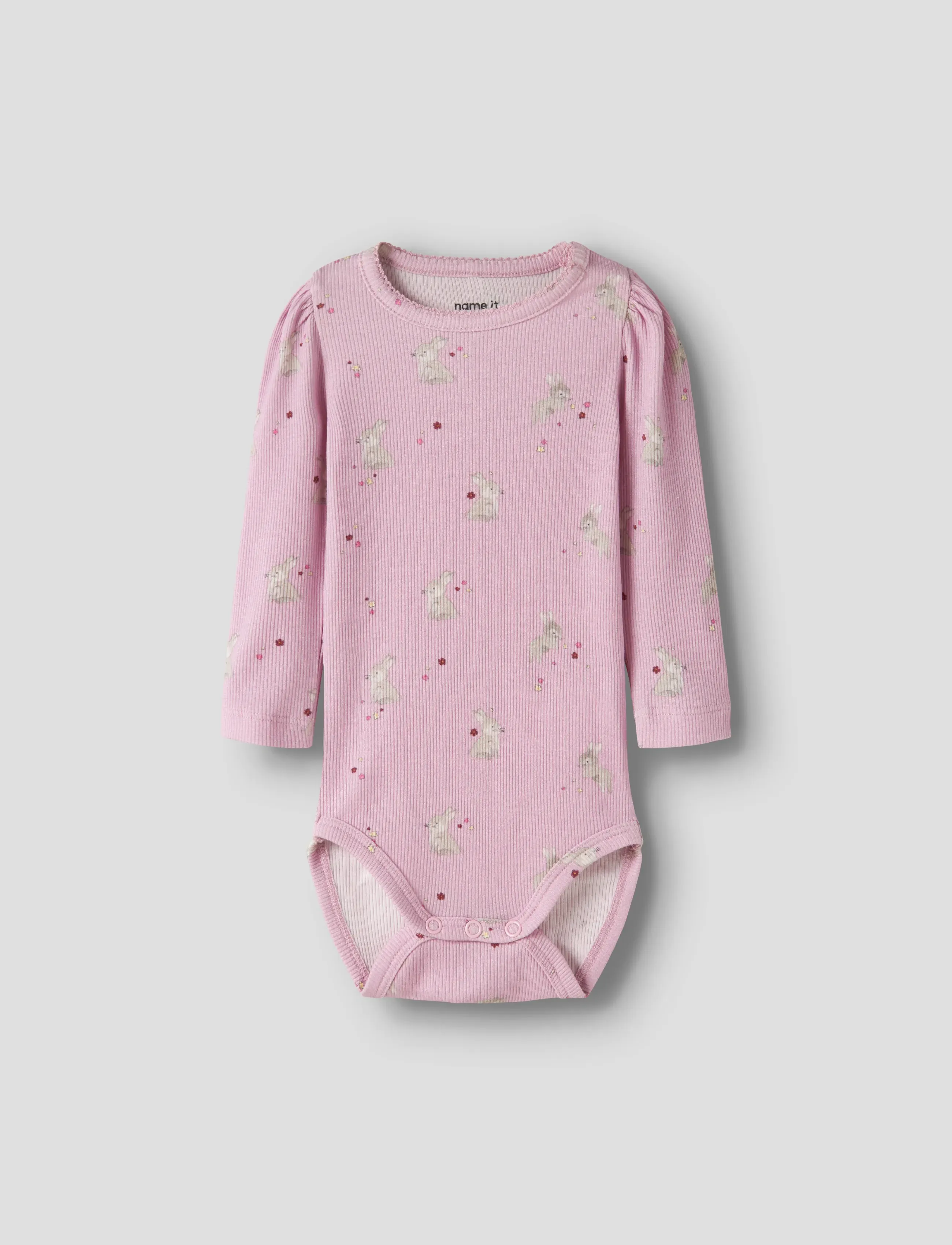 name it Nbfdiakab Ls Body, 62, Bodys, Rosa - Long-sleeved Kinder