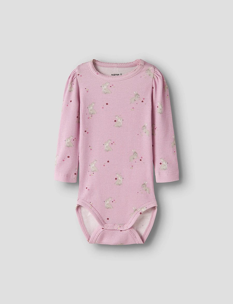 name it - NBFDIAKAB LS BODY - langærmede bodyer - fragrant lilac - 0