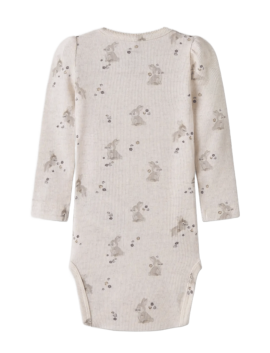 name it - NBFDIAKAB LS BODY - langärmelige bodys - peyote melange - 1