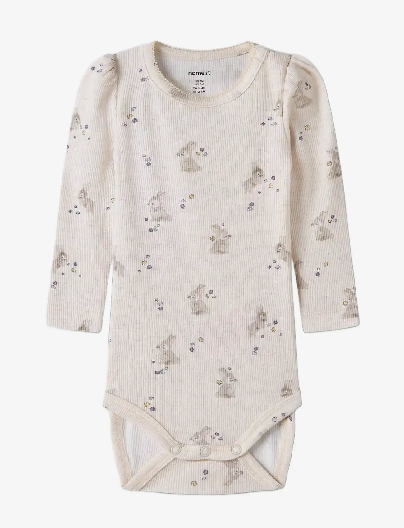 name it - NBFDIAKAB LS BODY - langærmede bodyer - peyote melange - 2