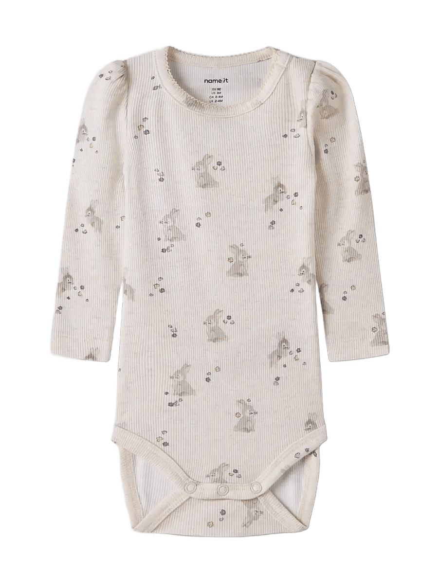 name it - NBFDIAKAB LS BODY - langärmelige bodys - peyote melange - 2