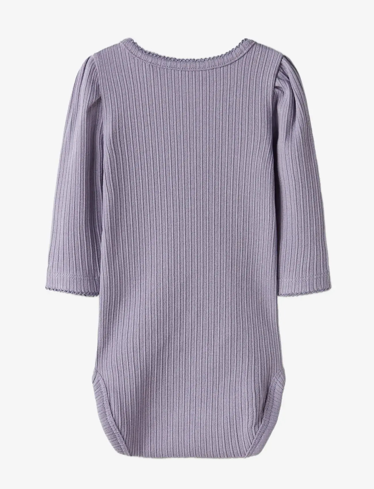name it - NBFDEMI LS BODY - langærmede heldragter - lavender gray - 1
