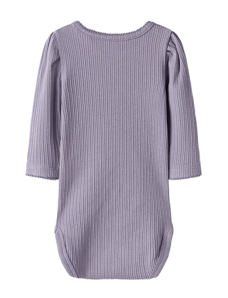 name it - NBFDEMI LS BODY - pitkähihaiset - lavender gray - 1