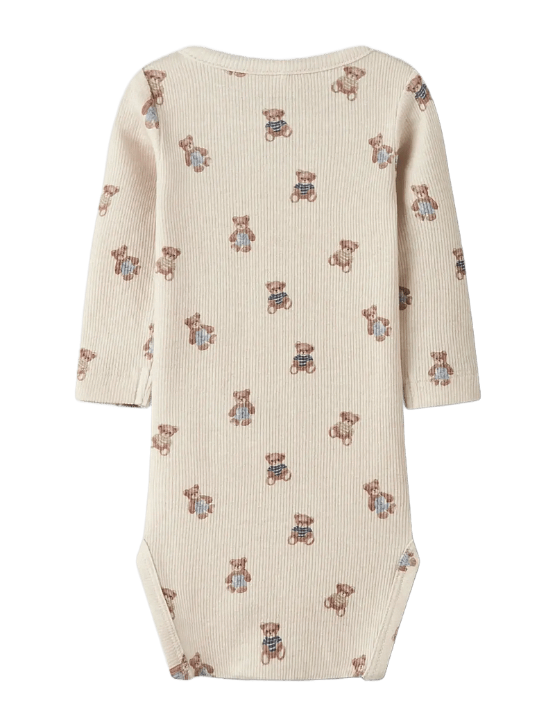 name it - NBMDENKAB LS BODY - pikkade varrukatega bodid - peyote melange - 2