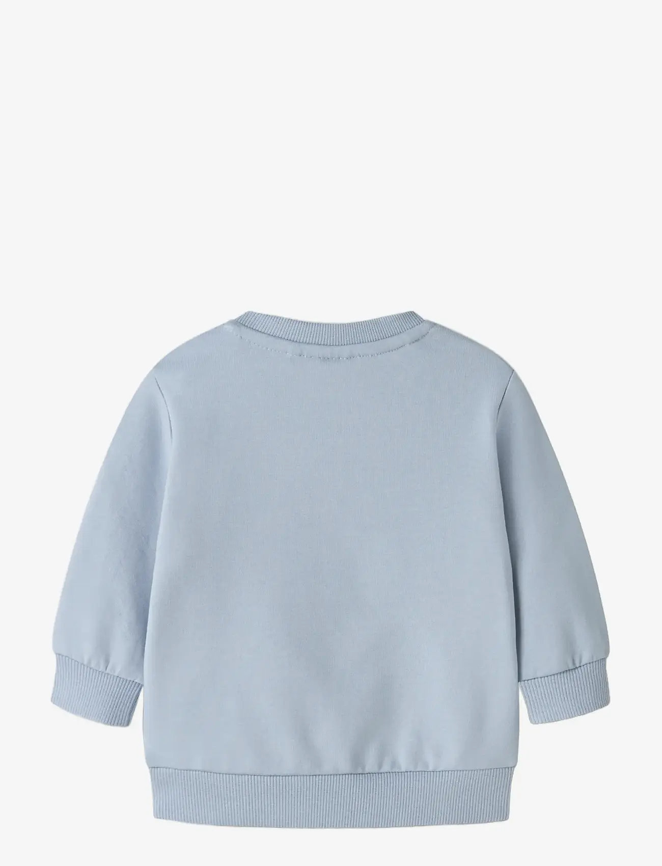 name it - NBMDADDEL LS SWEAT UNB - sweatshirts - blue fog - 1