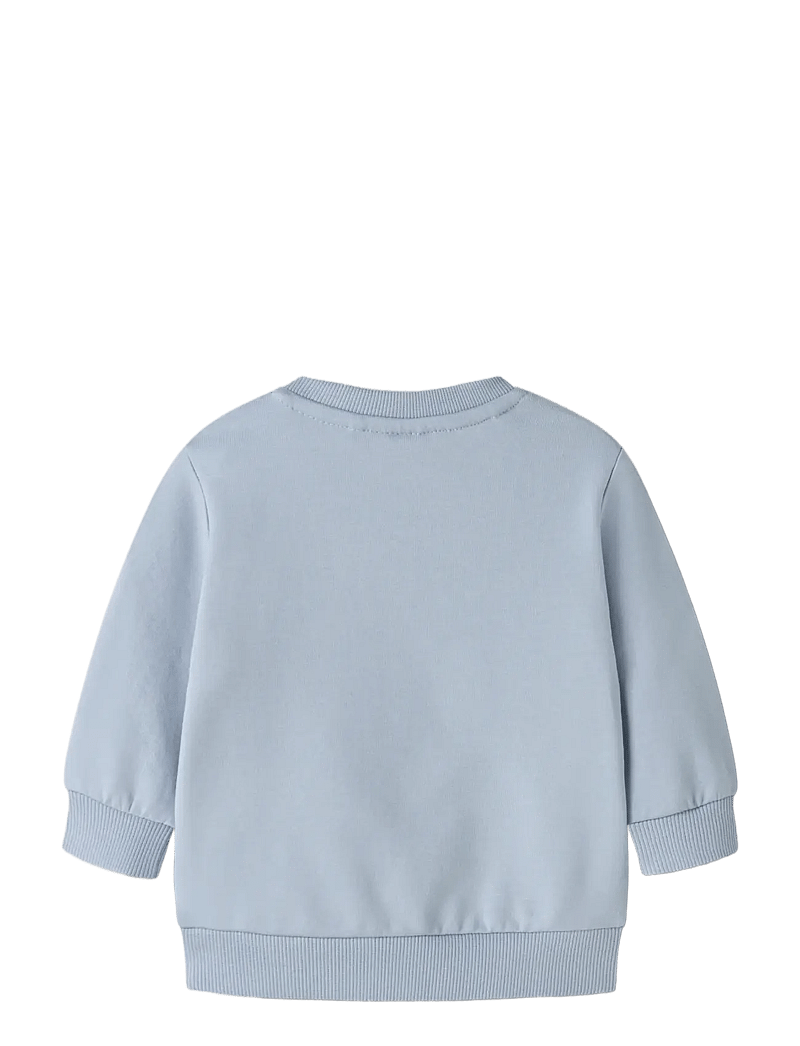 name it - NBMDADDEL LS SWEAT UNB - sweatshirts - blue fog - 1