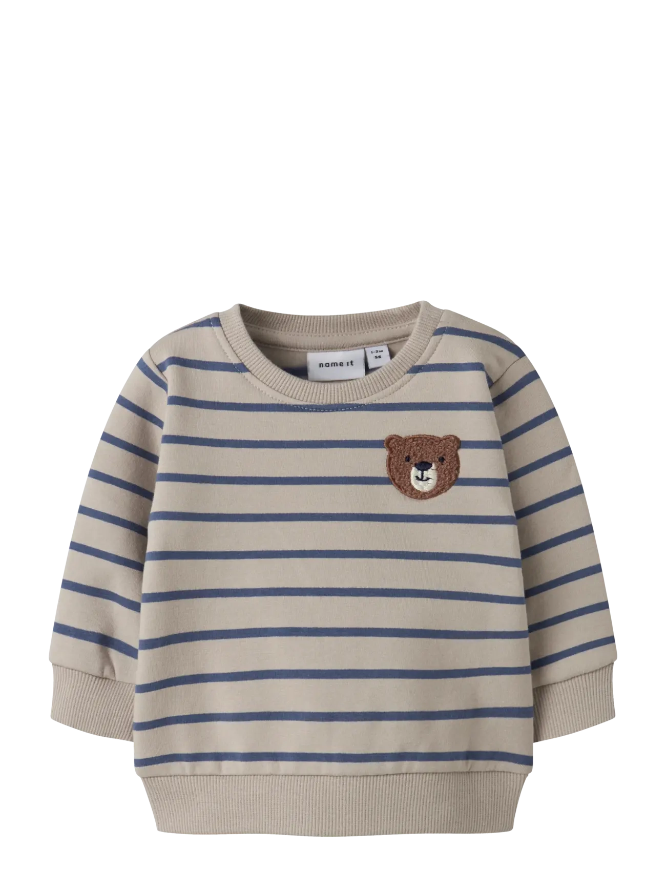 name it NBMDADDEL LS SWEAT UNB - name it - CHATEAU GRAY / brown