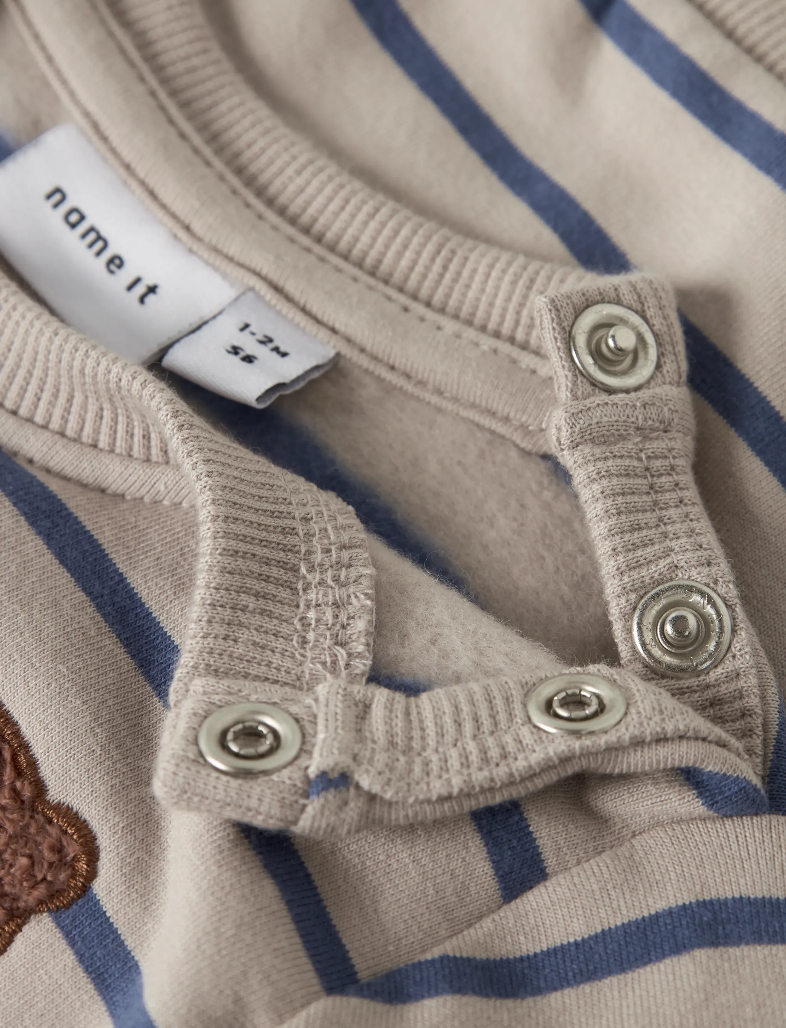 name it - NBMDADDEL LS SWEAT UNB - chateau gray - 3