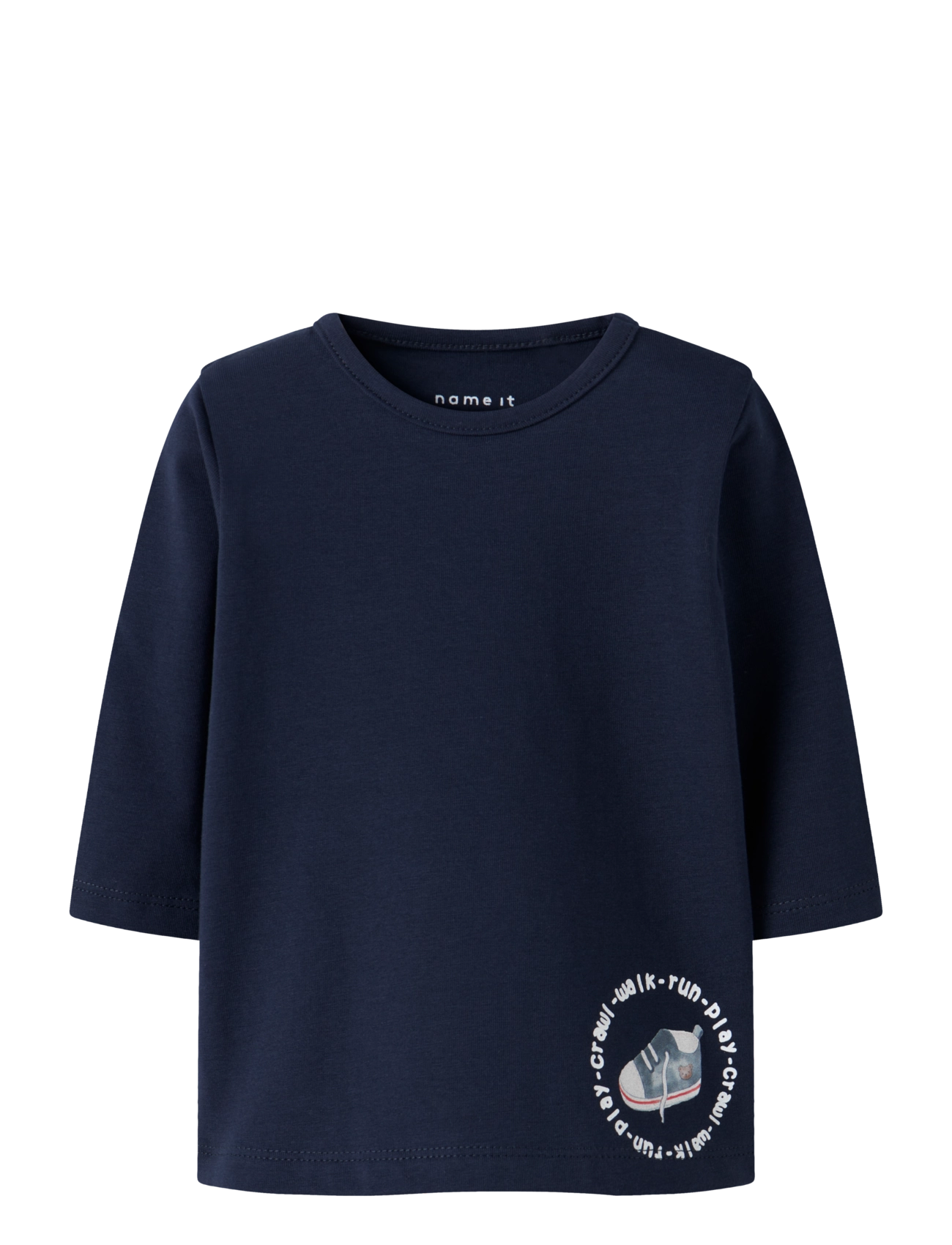 name it NBMDOWN LS TOP BOX - Tops - NAVY BLAZER / navy