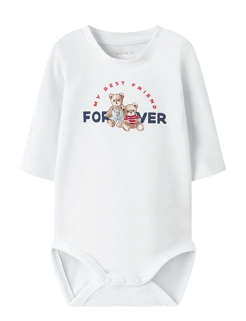 name it - NBMDOOR LS BODY BOX - langärmelig - bright white - 1