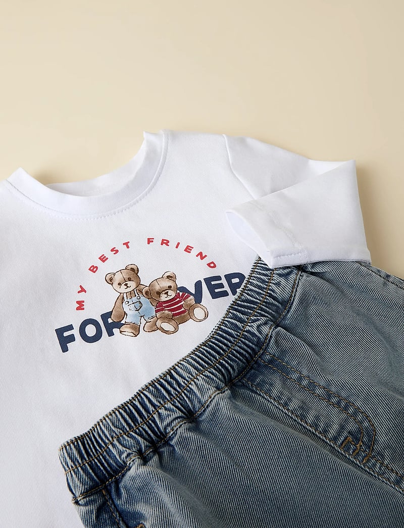 name it - NBMDOOR LS BODY BOX - langärmelig - bright white - 4