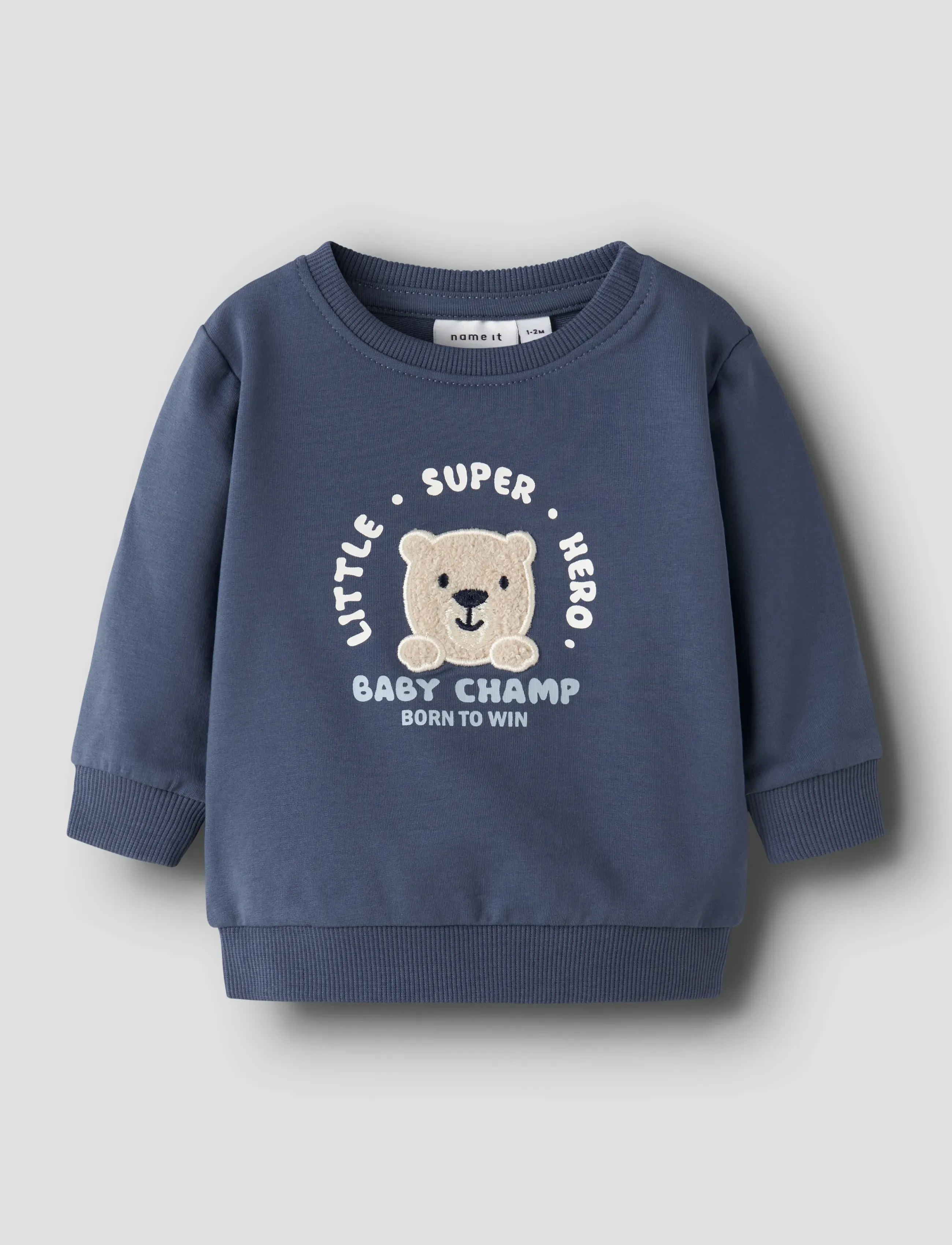 name it NBMDETROIT LS SWEAT BOX UNB - Sweatshirts & Hoodies - VINTAGE INDIGO / navy