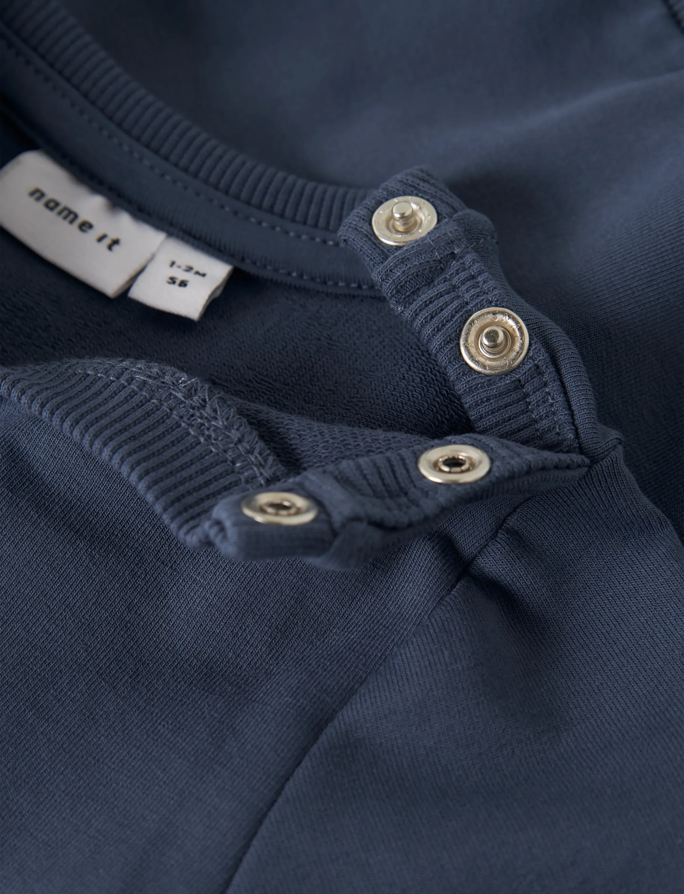 name it - NBMDETROIT LS SWEAT BOX UNB - joggingpeysur - vintage indigo - 3