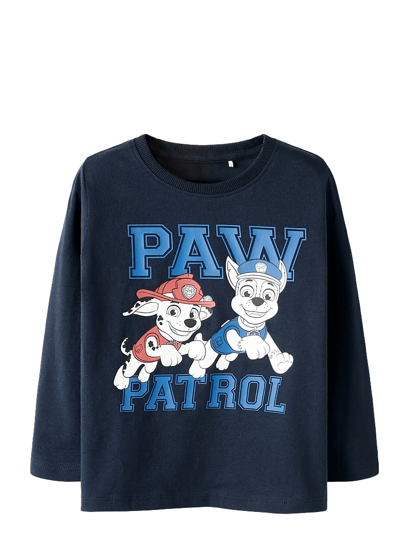 name it - NMMVASP PAW LS TOP CPLG - pikkade varrukatega t-särgid - navy blazer - 1