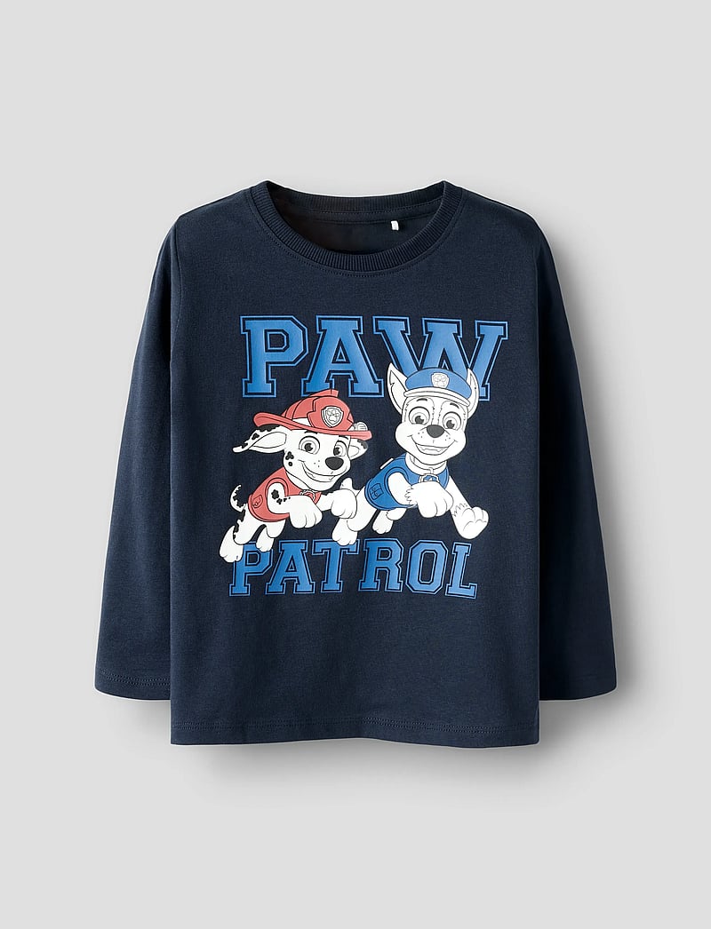 name it - NMMVASP PAW LS TOP CPLG - pikkade varrukatega t-särgid - navy blazer - 0