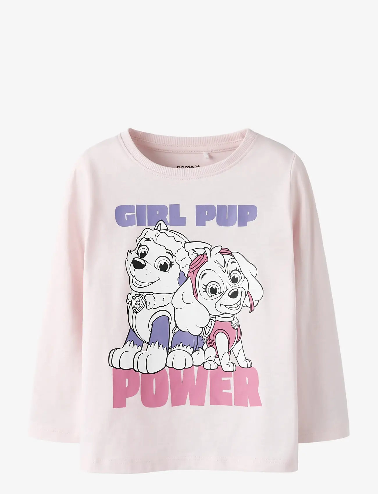 name it - NMFVANA PAW LS TOP CPLG - långärmade t-shirts - ballerina - 1