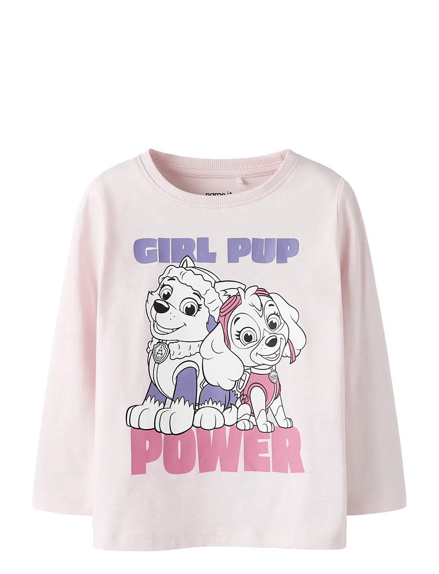 name it - NMFVANA PAW LS TOP CPLG - langærmede t-shirts - ballerina - 1