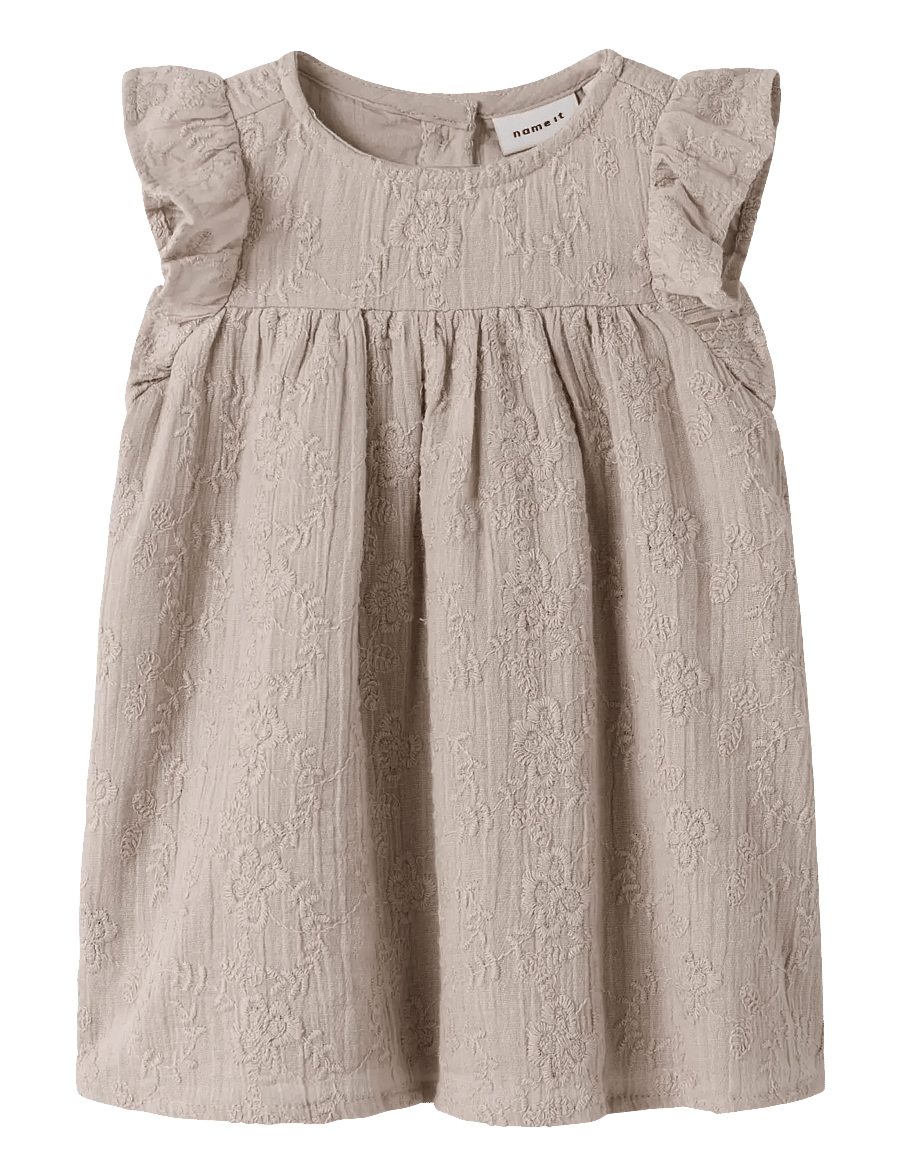 name it - NBFDATINES SPENCER - robes pour bébés sans manches - chateau gray - 0