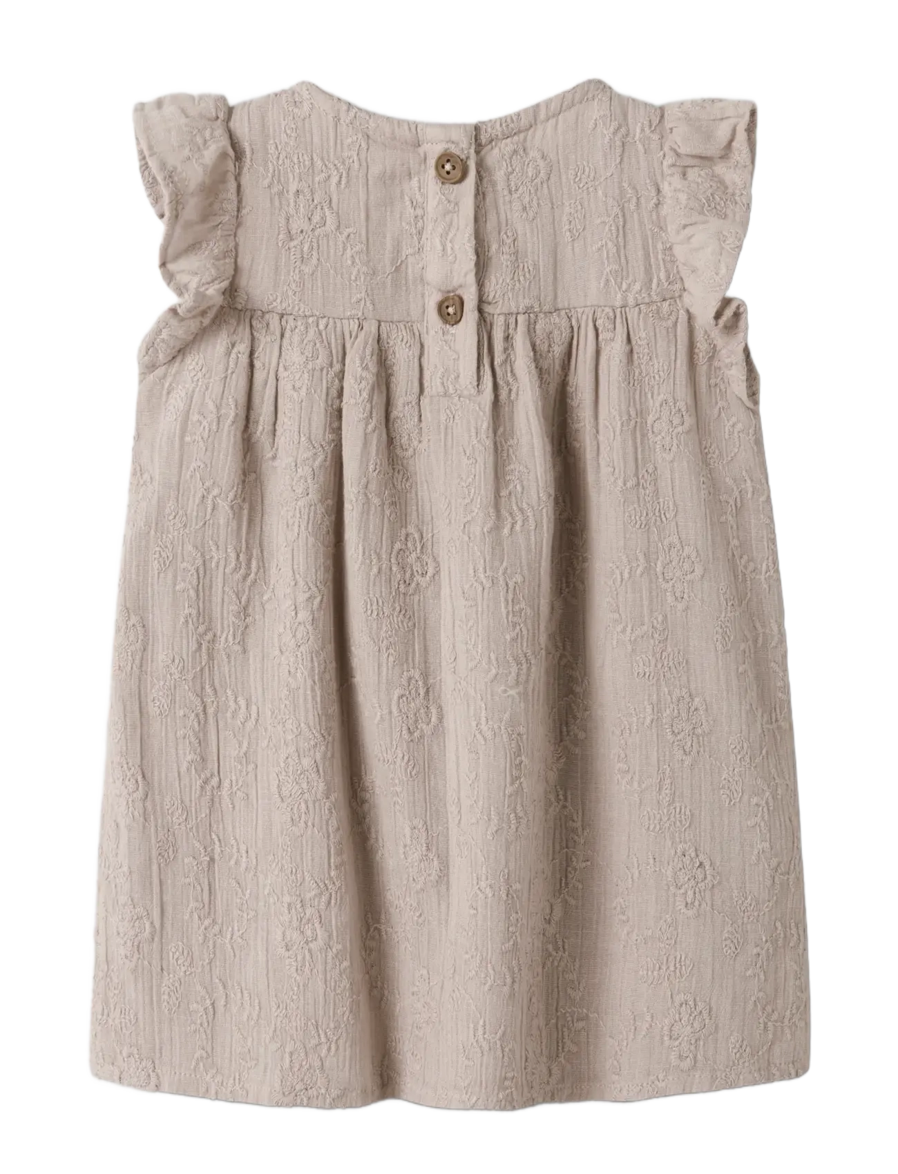 name it - NBFDATINES SPENCER - ermalausir barnakjólar - chateau gray - 1