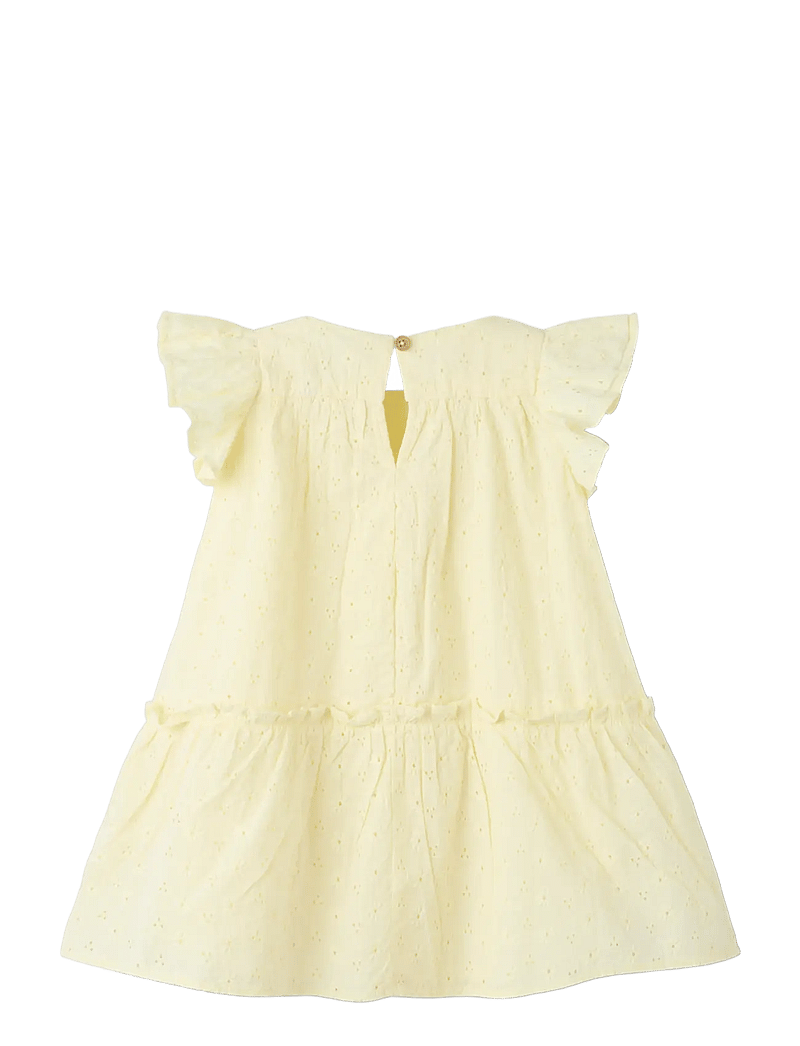 name it - NMFDETINES SS DRESS - kurzärmelige babykleider - pear sorbet - 1