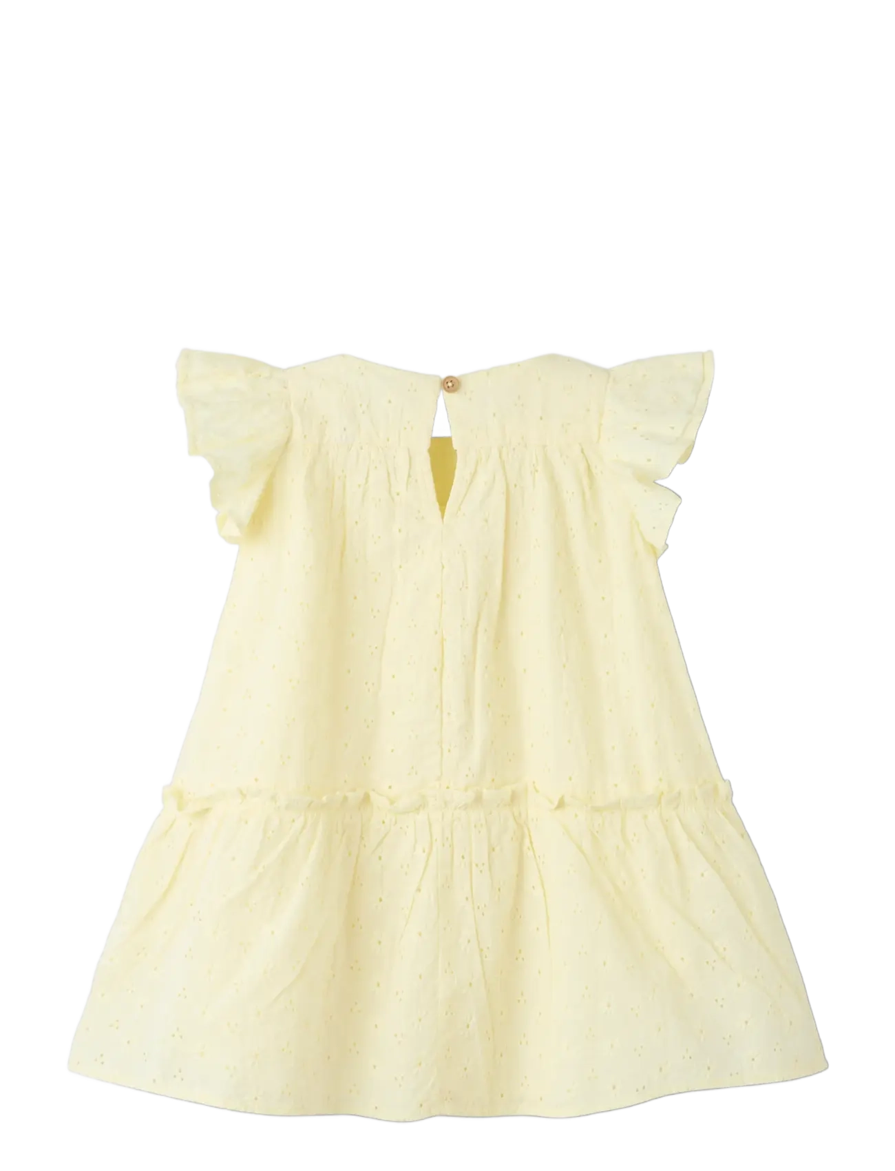 name it - NMFDETINES SS DRESS - kurzärmelige babykleider - pear sorbet - 1