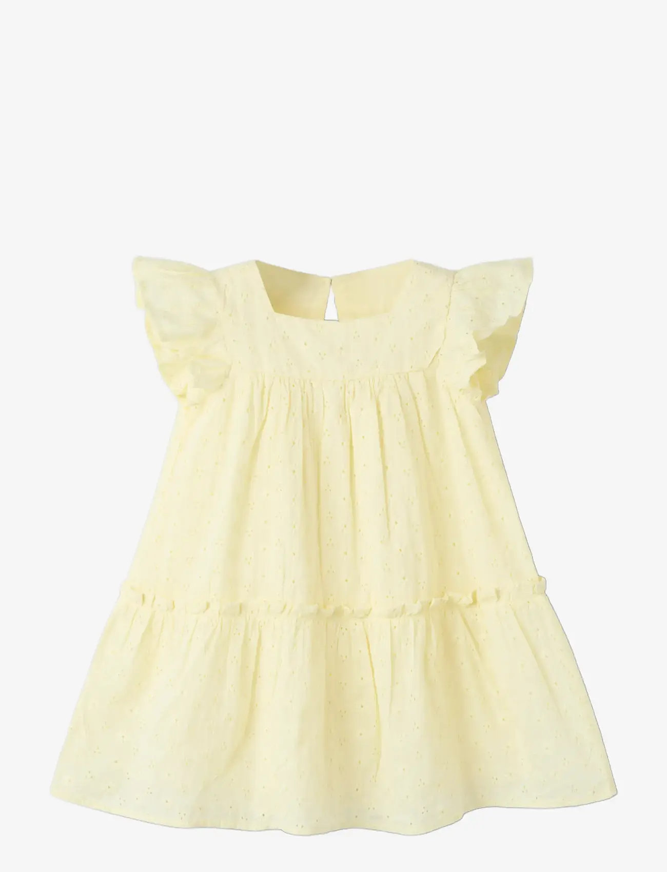 name it - NMFDETINES SS DRESS - short-sleeved baby dresses - pear sorbet - 2