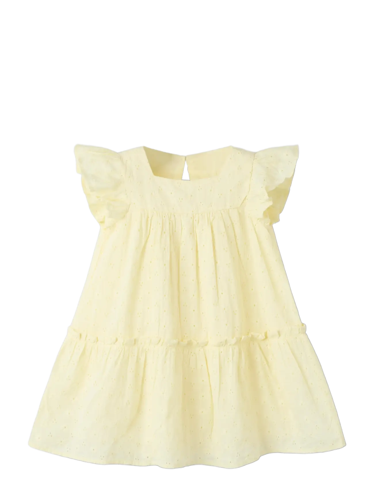 name it - NMFDETINES SS DRESS - kurzärmelige babykleider - pear sorbet - 2