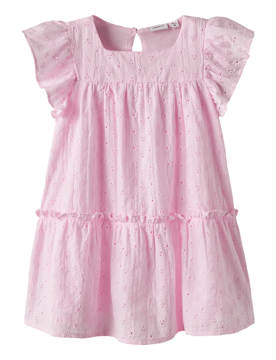 name it - NMFDETINES SS DRESS - kurzärmelige babykleider - pirouette - 1