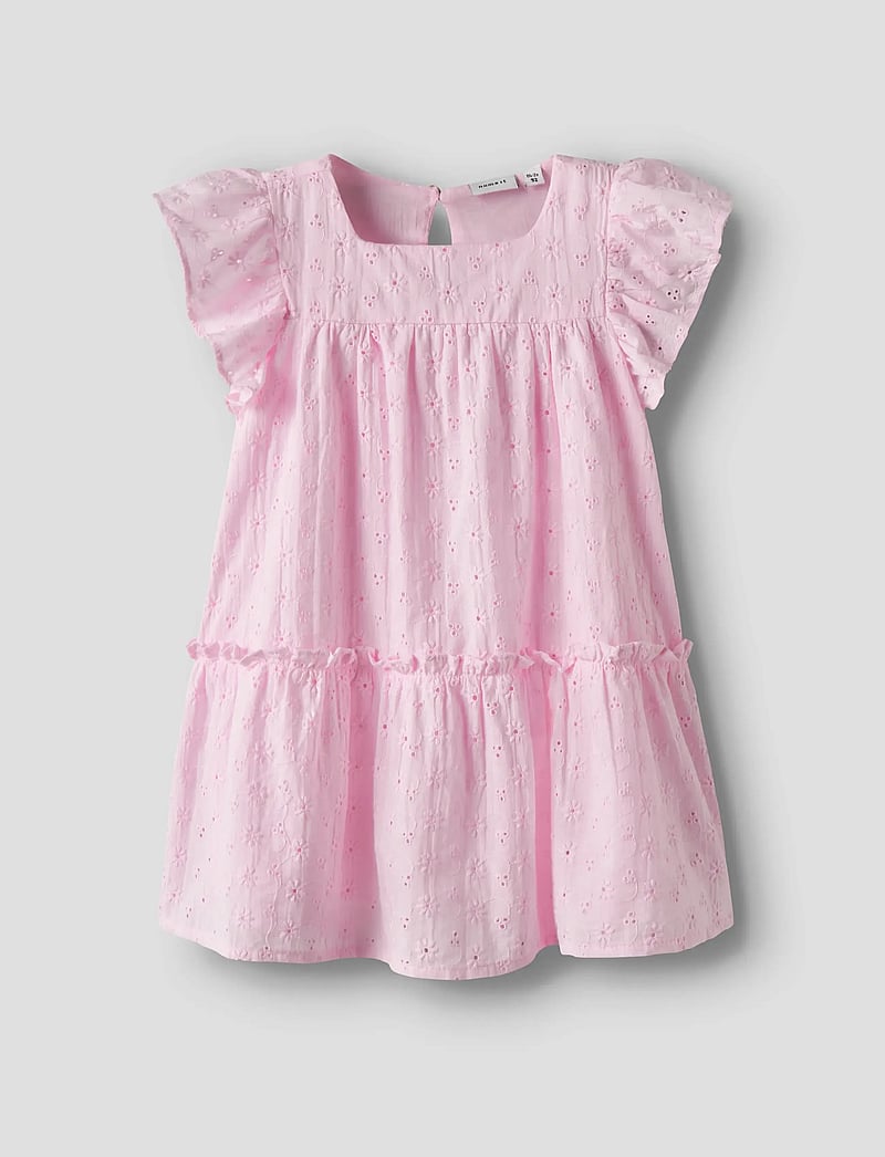name it - NMFDETINES SS DRESS - kurzärmelige babykleider - pirouette - 0