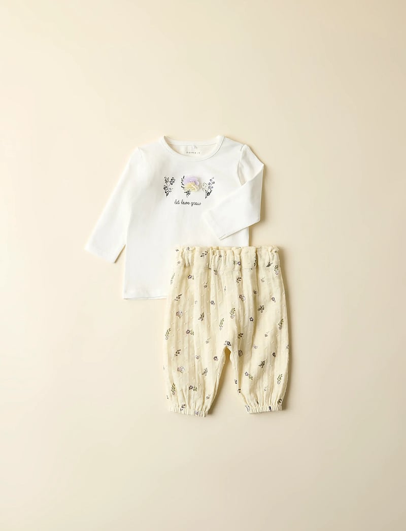 name it - NBFDORTHEA PANT - beebipüksid - pear sorbet - 3