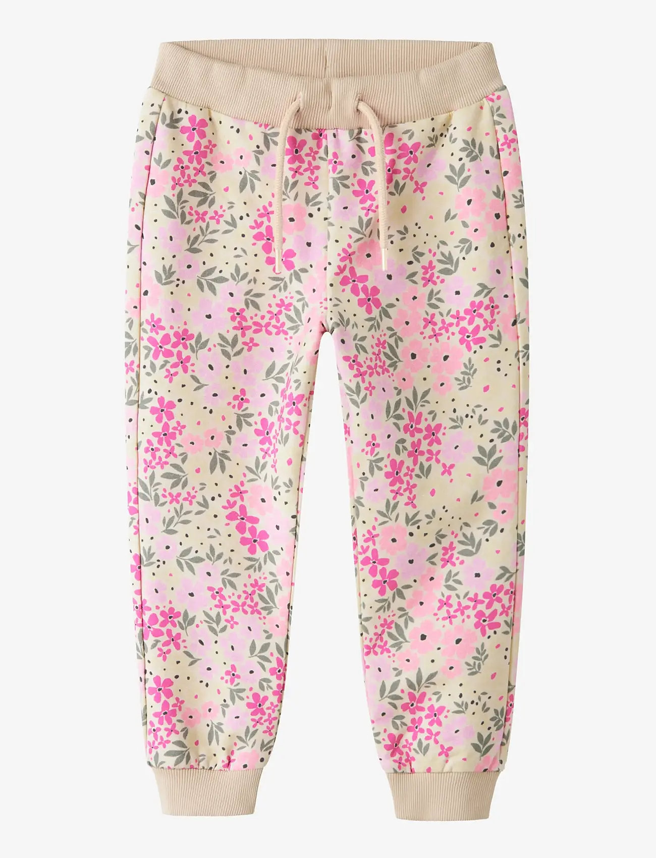 name it - NMFDARTIA SWEAT PANT UNB - sweatpants - peyote melange - 0