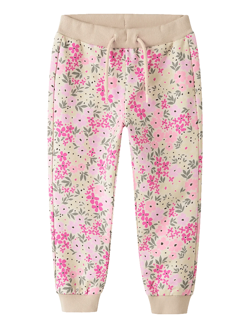 name it - NMFDARTIA SWEAT PANT UNB - sweatpants - peyote melange - 0