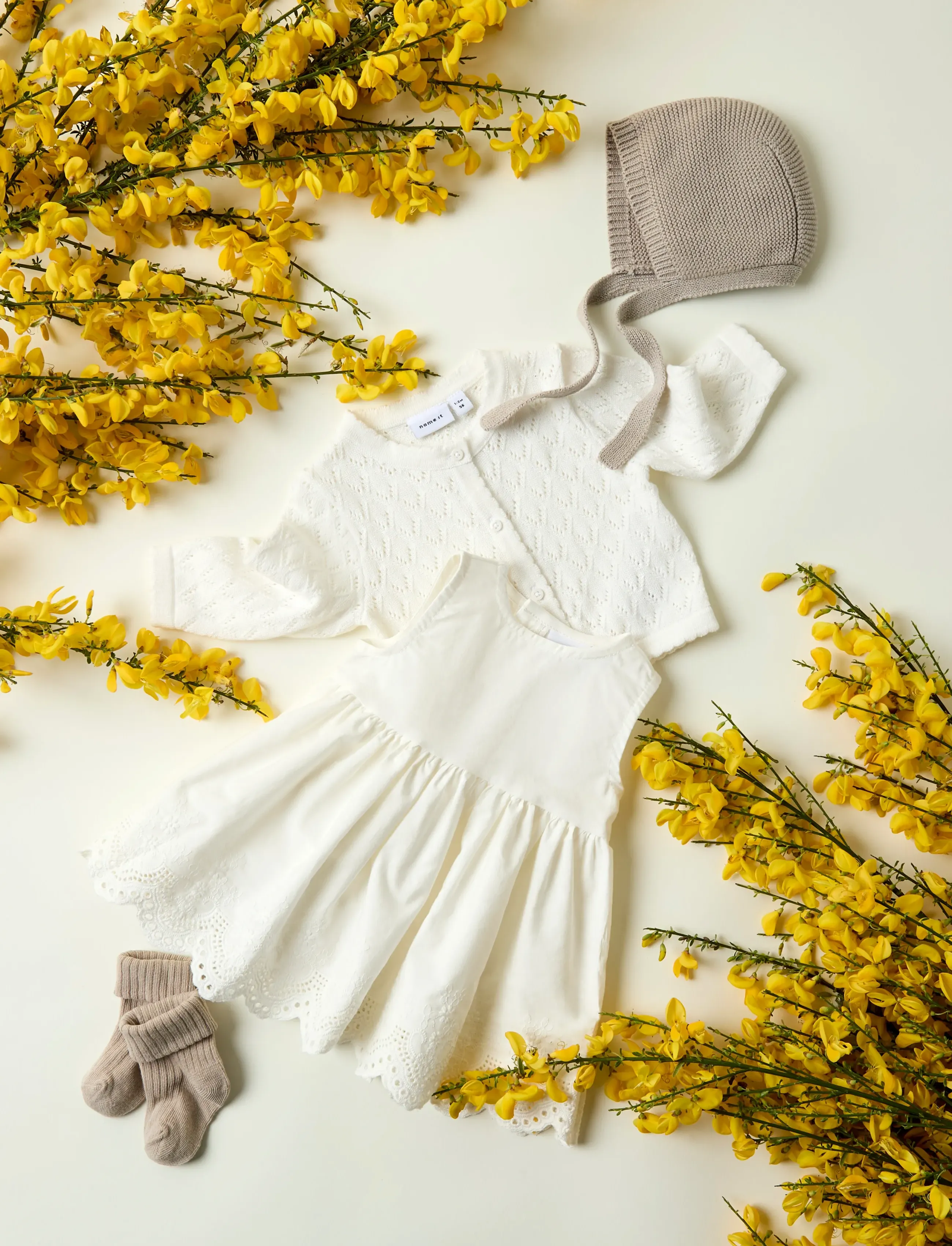 name it - NBFDANGA SPENCER - Ärmellose babykleider - cloud dancer - 4