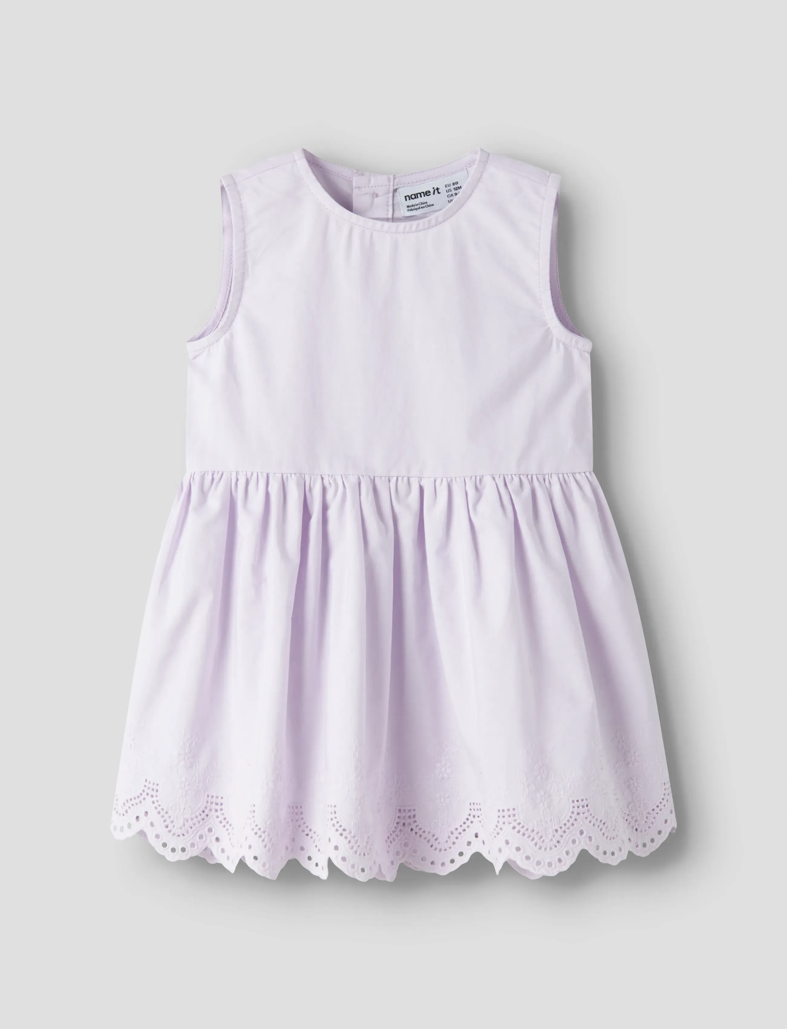name it Nbfdanga Spencer, 80, Baby Dresses, Lila - Sleevless Kinder