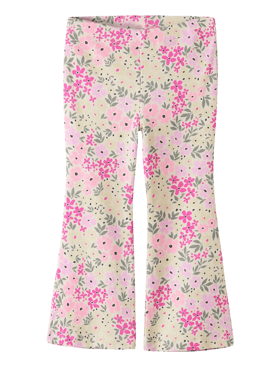name it - NMFDARTIAS FLARED PANT - peyote melange - 1