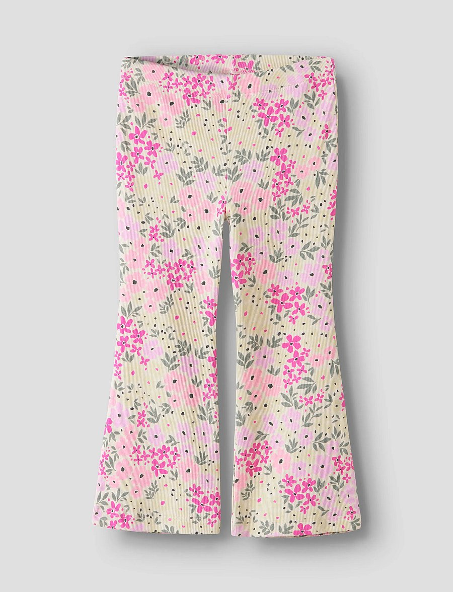 name it - NMFDARTIAS FLARED PANT - peyote melange - 0