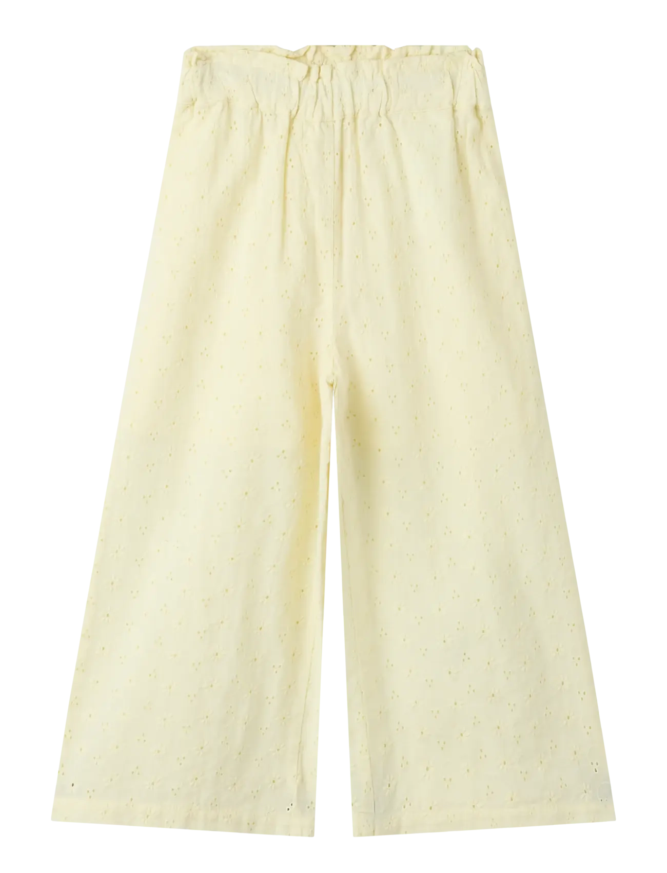 name it NMFDETINES WIDE PANT - Bukser - PEAR SORBET / cream