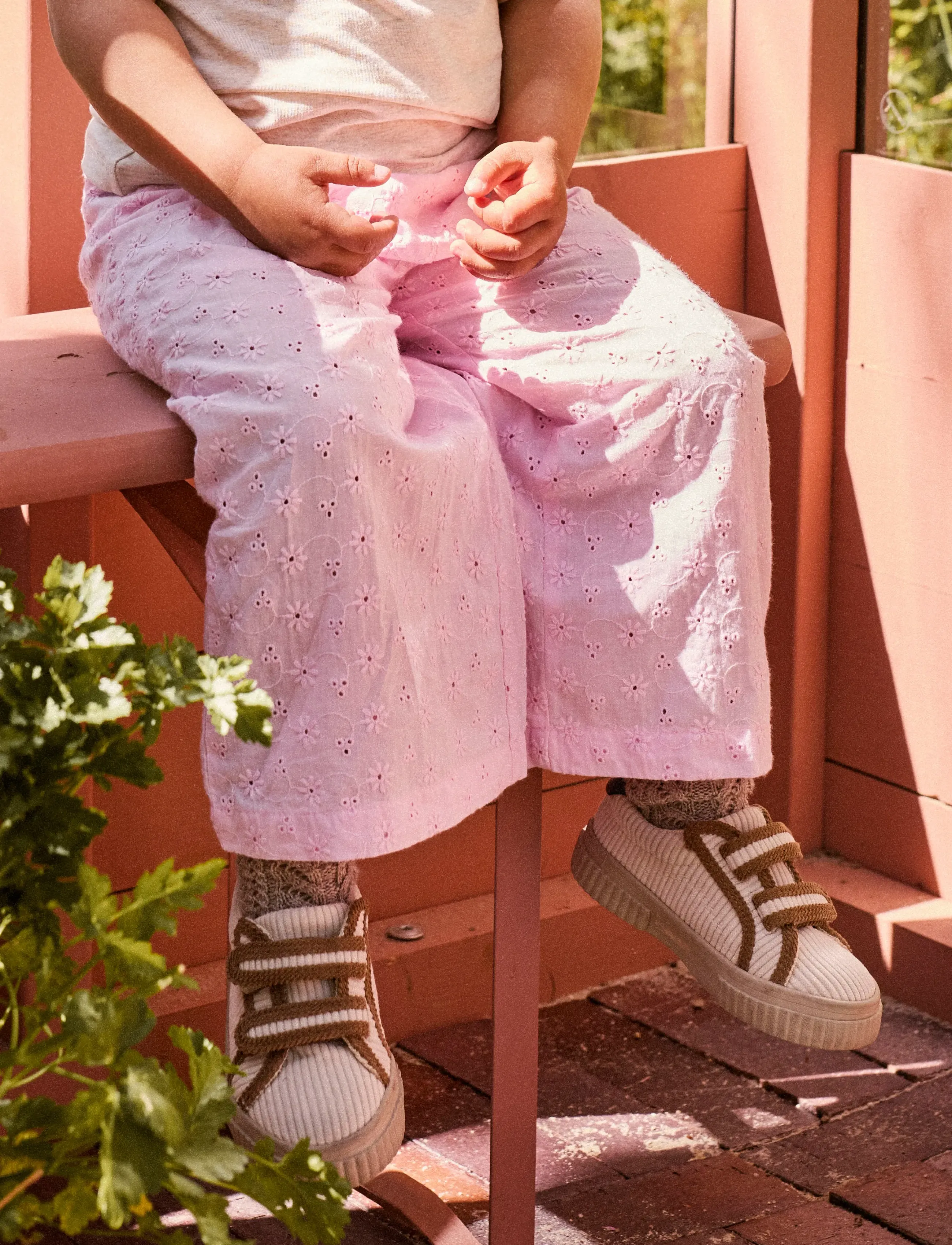 name it - NMFDETINES WIDE PANT - babybukser - pirouette - 3