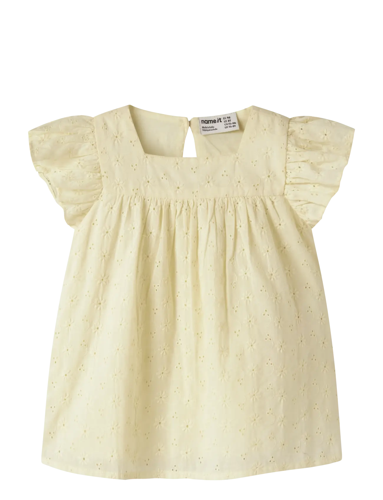 name it NMFDETINES SS TOP - Bluser & tunikaer - PEAR SORBET / yellow