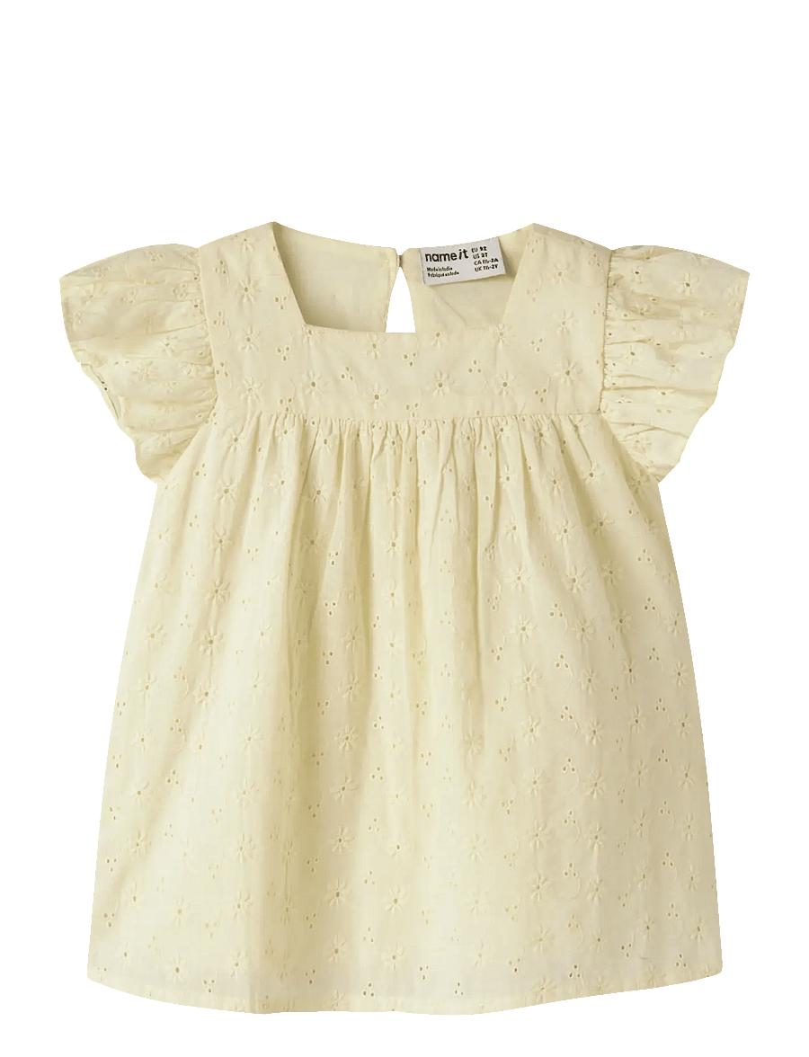 name it - NMFDETINES SS TOP - blusen & tuniken - pear sorbet - 0